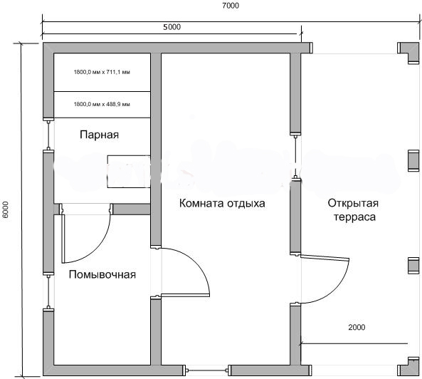 на фото номер 3 Сруб бани 5х6. Тариф 