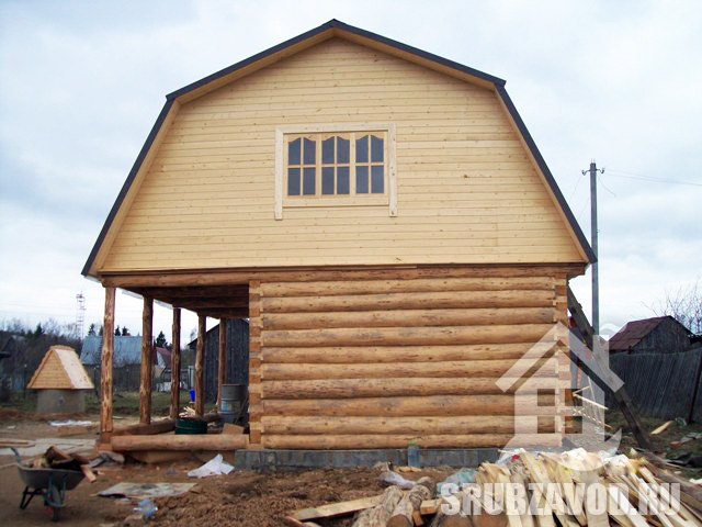 Сруб бани 5х6 Элит Сруб бани 5х6 Элит